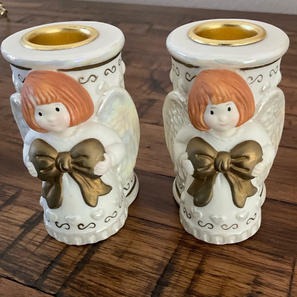 Beautiful Angel Candleholders